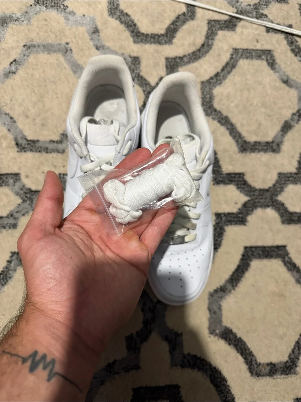 Nike Air Force 1 ‘07 Triple White Men’s Size 12. Send offers!